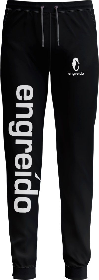 joggers black and white pants