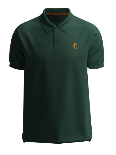 EXECUTIVE GREEN & ORANGE POLO